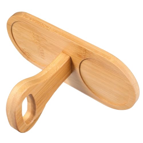 Mobestech Küche aus Bambus Salz- und Pfeffermühle Pfeffer- und Salzhalter Küchenarbeitsplatten-Untersetzer Untersetzer aus Holz Topfplatten für Pflanzen heißer Topflappen hölzern Brown von Mobestech