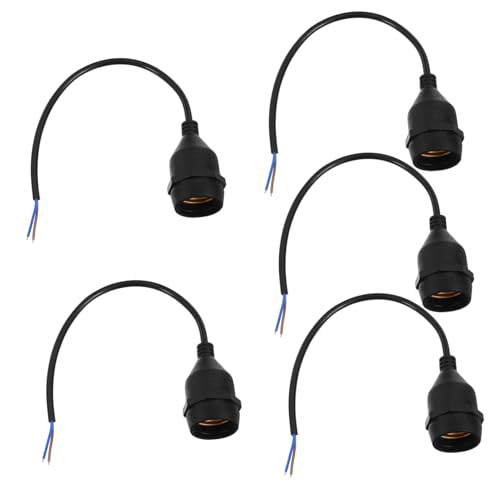 Mobestech Lampenfassung Vintage Retro Lampensockel aus Gummi Kupfer Stabile Deckenhalterung für Hängelampe Einfache Montage für Innen Außenbeleuchtung von Mobestech