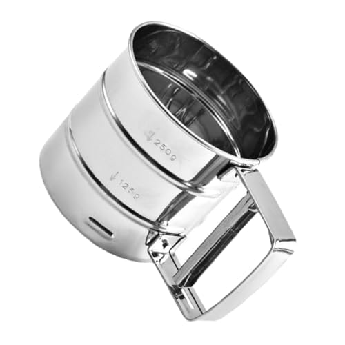 Mobestech Manuelles Mehlsieb aus Feines Mesh Sieb für Backwaren Ergonomischer Griff für Bäckereien und Restaurants Robuste und Sichere Verwendung Mobestech Manuelles Mehlsieb aus Feines Mesh Sieb für Backwaren Ergonomischer Griff für Bäckereien und Restaurants Robuste und Sichere Verwendung von Mobestech