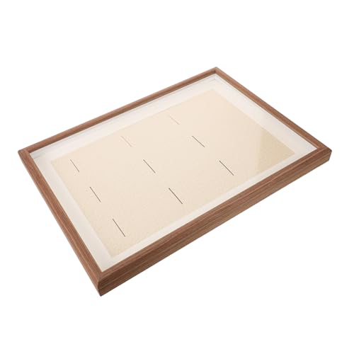 Mobestech Medaillen Vitrine aus Holz Schattenkasten mit Kratzfestem Panel für Medaillen und Abzeichen Fotorahmen zur Präsentation von Erfolgen Vielseitig Einsetzbar von Mobestech