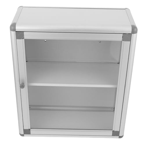 Mobestech Medikamentenbox zur Wandmontage Organisator der medizinischen Versorgung Tablettenbehälter Medikamente Lagerbehälter Tablethülle tragbare Medizin Fall Legierung Silber Mobestech Medikamentenbox zur Wandmontage Organisator der medizinischen Versorgung Tablettenbehälter Medikamente Lagerbehälter Tablethülle tragbare Medizin Fall Legierung Silber von Mobestech