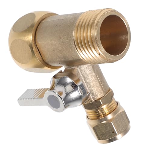 Mobestech Messing Wasserfilteranschluss mit Integriertem Drei Ventil Leckfreier Adapter für Trink Trinkwasser für Wohn und Gewerbeanwendungen Mobestech Messing Wasserfilteranschluss mit Integriertem Drei Ventil Leckfreier Adapter für Trink Trinkwasser für Wohn und Gewerbeanwendungen von Mobestech