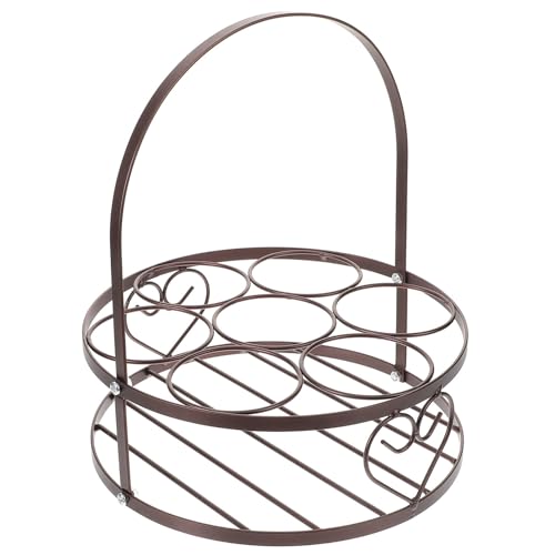 Mobestech Metal Bierkorb Tragbarer Bierträger Mit Griff Für Flaschen Wiederverwendbarer Bierkorb Für Einfache Lagerung Und Transport Für Grillabende Und Partys von Mobestech