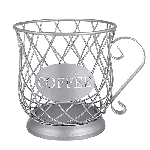 Mobestech Kaffeekapselhalter aus Metall Kaffeekannen Organizer Multifunktional für Kaffeepads Obst und Snacks Eleganter Kaffee Organizer für Theke von Mobestech