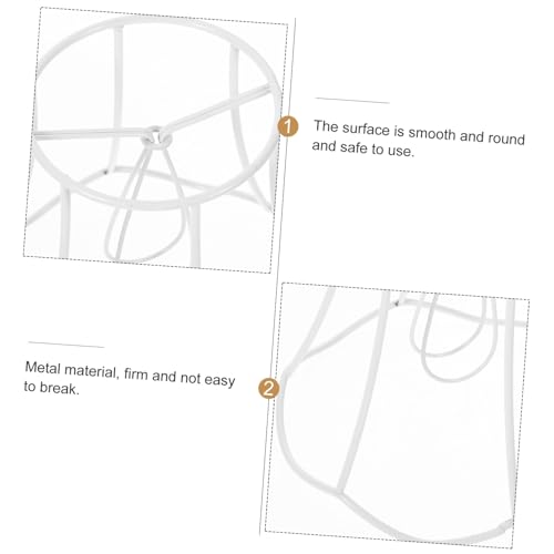 Mobestech Metall Lampenschirmrahmen Robust Langlebig Tischlampe DIY Lampenzubehör Einsetzbar Einfach Montierbar Professionell Verarbeitet Glatte Kanten Robust für Schreibtisch Mobestech Metall Lampenschirmrahmen Robust Langlebig Tischlampe DIY Lampenzubehör Einsetzbar Einfach Montierbar Professionell Verarbeitet Glatte Kanten Robust für Schreibtisch von Mobestech