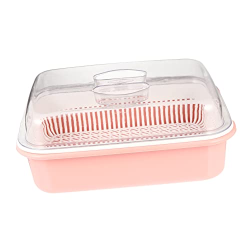 Mobestech Milchflaschen Trocknungsbox aus PP für Babyflaschen und Besteck Kreatives Küchenregal mit Abnehmbarer Ablaufschale und Deckel zur Aufbewahrung und Schnellen Trocknung von Geschirr von Mobestech