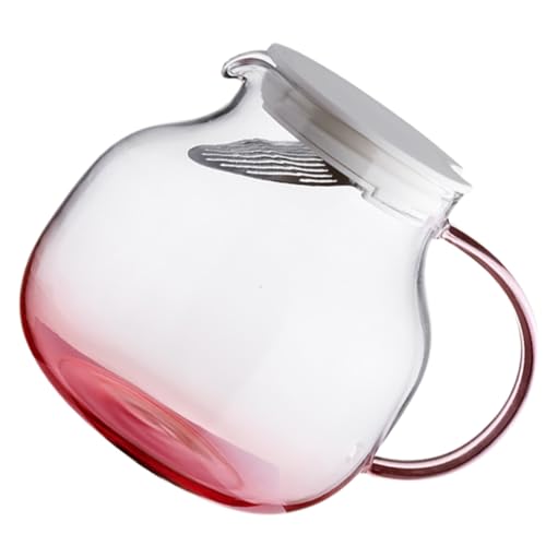 Mobestech Multifunktionale Wasserkaraffe Transparentes mit Dickwandigem Hitzebeständig für Kalten Tee Vielseitig Einsetzbar zu Hause Büro Farbverlaufsdesign Mobestech Multifunktionale Wasserkaraffe Transparentes mit Dickwandigem Hitzebeständig für Kalten Tee Vielseitig Einsetzbar zu Hause Büro Farbverlaufsdesign von Mobestech