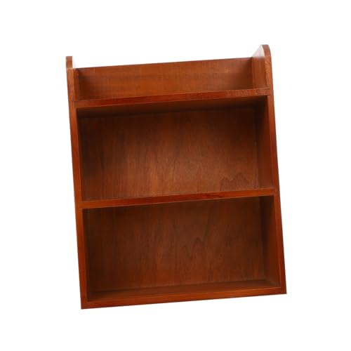 Mobestech Multifunktionales Japanisches Desktop Regal aus Massivem Holz Mehrschichtig Langlebig Kompakt Dekorativ Großer Stauraum für Büro und Zuhause von Mobestech