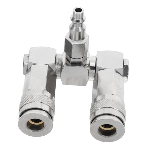 Mobestech Nickelplated Carbon Steel Luftschlauch Verteiler Drehbar Kompressor Armaturen Kompatibel Flexibel Abdichtung Industrielle Pneumatik Zubehör von Mobestech