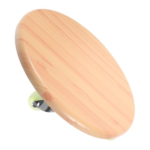 Mobestech Niedriger Rollhocker mit Rädern Universeller Drehbarer Sitzhocker für Pediküre und Stabiler Kleiner Runder mit Weißen Höhe von Mobestech