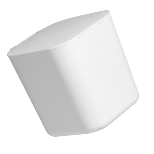 Mobestech Niedriger Weißer Desktop mülleimer mit Klappdeckel Kleiner Aufbewahrungskorb für Bürobedarf Multifunktionale Tisch abfallbox und Ordnungshilfe für Schreibtisch und Schminktisch Mobestech Niedriger Weißer Desktop mülleimer mit Klappdeckel Kleiner Aufbewahrungskorb für Bürobedarf Multifunktionale Tisch abfallbox und Ordnungshilfe für Schreibtisch und Schminktisch von Mobestech