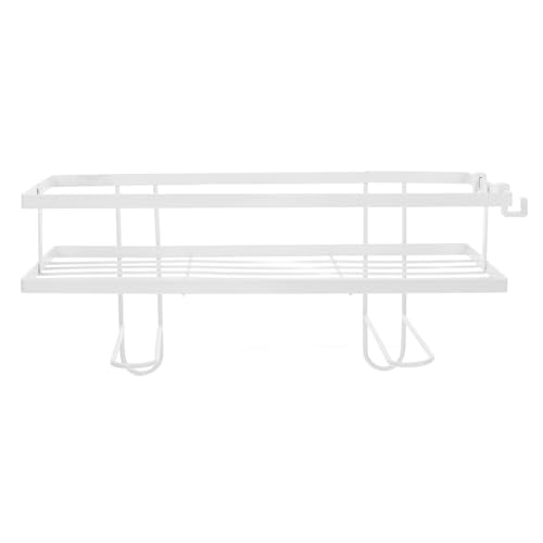 Mobestech Over Toilet Storage Shelf Platzsparendes Badezimmer Regal ohne Bohren Aufbewahrungsregal für Toiletten Küchen und Wohnzimmer Praktischer Organizer für Zusätzliche Ablagefläche von Mobestech