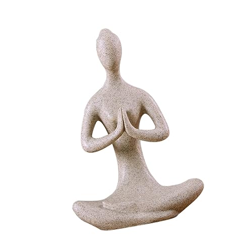 Mobestech Resin Figur Mädchen Skulptur Dekorativ Vivid Handgefertigt Chic Desktop Deko Für Zuhause Büro von Mobestech