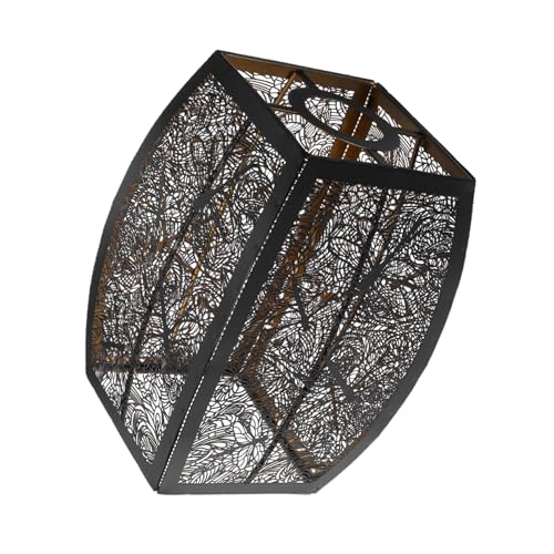 Mobestech Retro Industrieller Metall Lampenschirm Pendelleuchte Abdeckung Deckenlampe Langlebiger Metall-käfig für Warmes Licht Einfache Montage Vielseitig für Modernes und Vintage Zuhause von Mobestech