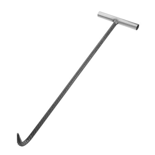 Mobestech Robuster Gewindestahl Schachthaken mit Langem Griff Ergonomischer Manhole Cover Lifter Korrosionsbeständig Erleichtert Alleinige Handhabung und Belastung bei Kanaldeckelöffnung Mobestech Robuster Gewindestahl Schachthaken mit Langem Griff Ergonomischer Manhole Cover Lifter Korrosionsbeständig Erleichtert Alleinige Handhabung und Belastung bei Kanaldeckelöffnung von Mobestech