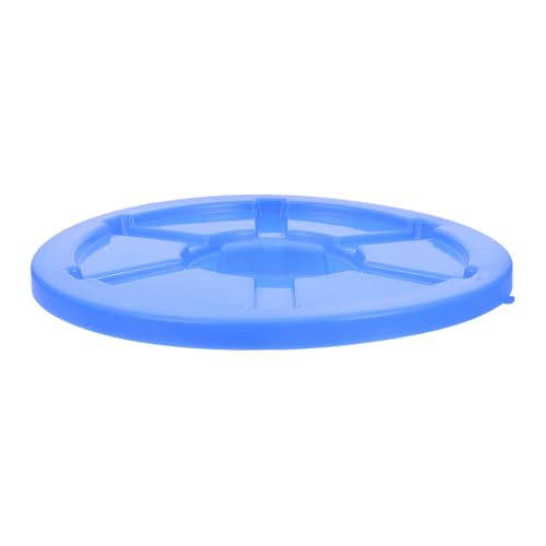 Mobestech Robuster Runder Mülltonnendeckel Verdickter Outdoor Abfalleimer Deckel Dicht Schließend Langlebiges Zubehör für Garten Wasserspeicherbehälter Passgenaue Ersatzabdeckung von Mobestech