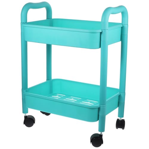 Mobestech Rollwagen-aufbewahrungsregal Mit Zwei Beweglicher Wagen-Organizer Für Wohnheime Unteres Fach Mit Hohllöchern Für Platzsparen Und Ordnung Geeignet Für Snacks Gewürzflaschen Und Mobestech Rollwagen-aufbewahrungsregal Mit Zwei Beweglicher Wagen-Organizer Für Wohnheime Unteres Fach Mit Hohllöchern Für Platzsparen Und Ordnung Geeignet Für Snacks Gewürzflaschen Und von Mobestech