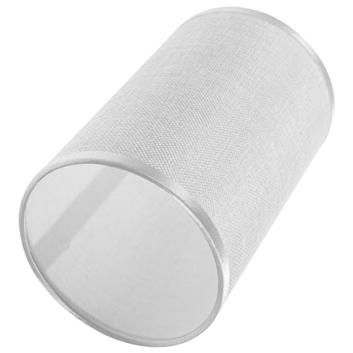 Mobestech Lampenschirm für Tischleuchten E27 Robuster Stoff Runder Lampenschirm Dekorativ Installieren von Mobestech