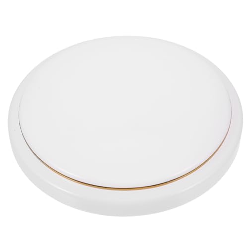 Mobestech Runder Lampenschirm für Deckenleuchte Austausch Lampenschirm Geeignet für LED Deckenlampen Einfache Installation Durchmesser Praktische und Professionelle Lösung für Wohnzimmer und von Mobestech