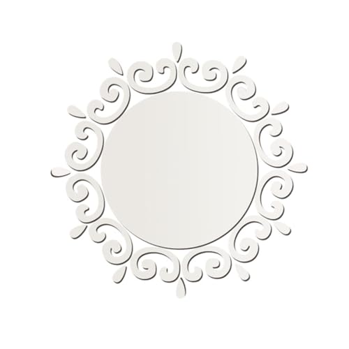 Mobestech Runder Selbstklebender Wandspiegel Aufkleber DIY Spiegeloberfläche Silber Wanddeko für Bad Wohn und Schlafzimmer Einfache Montage Modischer Spiegelaufkleber Mobestech Runder Selbstklebender Wandspiegel Aufkleber DIY Spiegeloberfläche Silber Wanddeko für Bad Wohn und Schlafzimmer Einfache Montage Modischer Spiegelaufkleber von Mobestech
