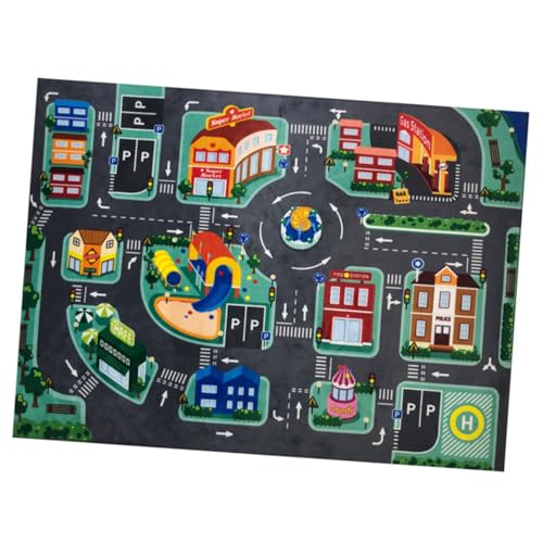 Mobestech Spielteppich LED Krabbelmatte Verkehrs Lernmatte für Jungen Mädchen Weiche Strapazierfähige Spielmatte Farbenfroher Lernteppich für Drinnen Interaktiver Krabbelteppich für Mobestech Spielteppich LED Krabbelmatte Verkehrs Lernmatte für Jungen Mädchen Weiche Strapazierfähige Spielmatte Farbenfroher Lernteppich für Drinnen Interaktiver Krabbelteppich für von Mobestech