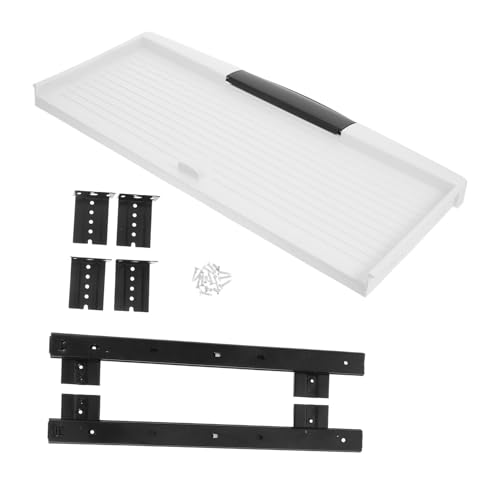 Mobestech Tastaturablage Set Bürotisch Bürozubehör Tastaturaufbewahrung Ablage Unter Dem Schreibtisch Ausziehbare Tastaturablage Unter Dem Schreibtisch Ausziehbare Tastaturablage von Mobestech