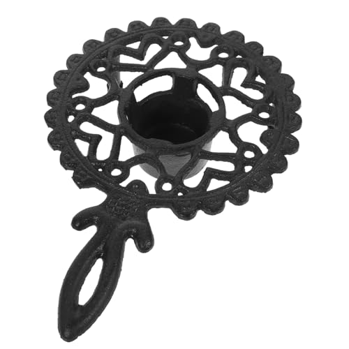 Mobestech Teekannenwärmer Stövchen Vintage Gusseisen Teewärmer Stövchen für Haushalt Teekessel Warmhalteplatte Hitzebeständig Robust für Tee Liebhaber von Mobestech