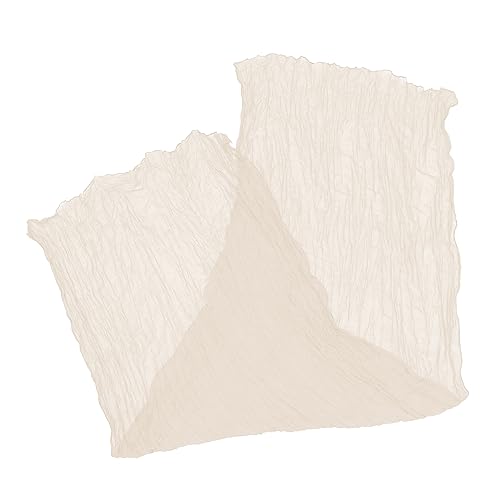 Mobestech Tischdecke mit Flagge Tücher rustikal Braut Dekoration Hochzeitsdekor Party-Tischdecken Abendessen Tischdecke Tischläufer im eleganten Stil Tischdecke für Esstisch Polyester Beige von Mobestech