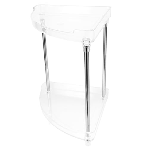 Mobestech Toiletten Organizer aus Stufiges Eckregal für Badezimmer und Küche Vielseitiger Aufbewahrungsständer für Kosmetik und Gewürze Platzsparend und von Mobestech