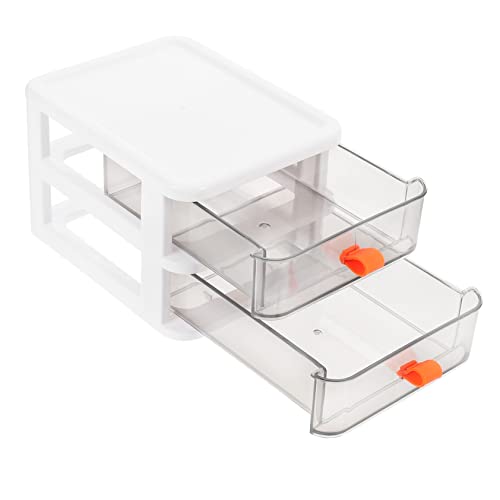 Mobestech Transparente Desktop Aufbewahrungsbox mit Kompakter Schreibtisch Organizer aus Langlebigem PP für Schmuck Kosmetik und Bürobedarf Platzsparend für Büro und Zuhause von Mobestech