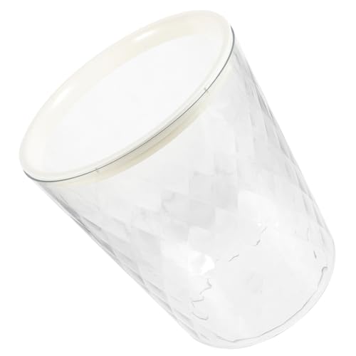 Mobestech Transparenter Dekorativer Mülleimer für Badezimmer und Küche Praktischer Abfalleimer mit Elegantem Design für Wohnräume und Mobestech Transparenter Dekorativer Mülleimer für Badezimmer und Küche Praktischer Abfalleimer mit Elegantem Design für Wohnräume und von Mobestech