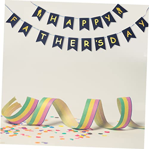Mobestech Vaterstags Dekobanner Swallowtail Papier Fahne Goldgeprägtes Party für Stilvolle Feier Distinctive Festdekoration Einfache Anbringung Warme Atmosphäre für Familienfest Mobestech Vaterstags Dekobanner Swallowtail Papier Fahne Goldgeprägtes Party für Stilvolle Feier Distinctive Festdekoration Einfache Anbringung Warme Atmosphäre für Familienfest von Mobestech