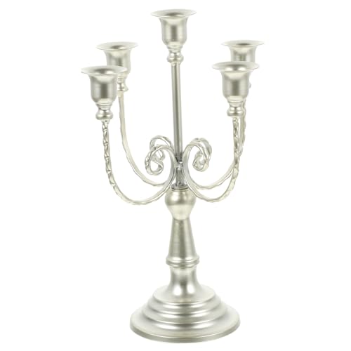 Mobestech Vintage Arm Kerzenhalter aus Robustem Abnehmbar Europäischer Stil Mehrarmiger Kerzenständer für Stab und Stumpenkerzen als Tischdeko für Hochzeit Wohnzimmer und Romantische Mobestech Vintage Arm Kerzenhalter aus Robustem Abnehmbar Europäischer Stil Mehrarmiger Kerzenständer für Stab und Stumpenkerzen als Tischdeko für Hochzeit Wohnzimmer und Romantische von Mobestech