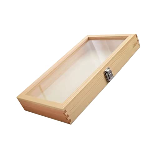 Mobestech Vintage Insekten Vitrine Schmetterlinge Display Box Aus Holz Mit Klarglas Deckel Für Insektenproben Und Sammlungen Dekorative Präsentationsbox Für Zuhause von Mobestech