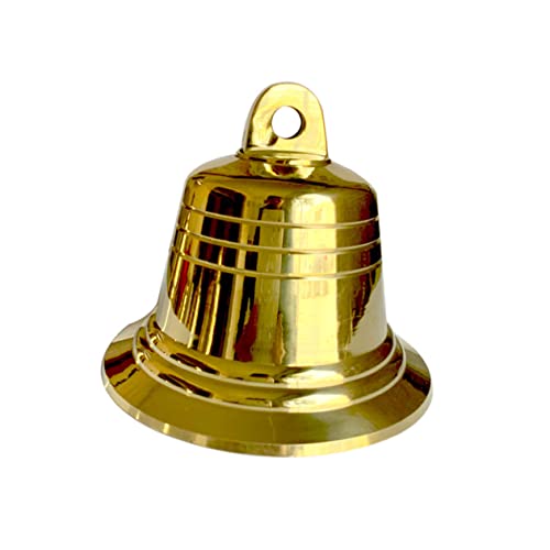 Mobestech Vintage Kupferglocke DIY Hängender Glockenanhänger für Kreative Bastelprojekte Vielseitig Einsetzbar Windspiel Türklingel oder Wohnaccessoire Hochwertiges Kupfermaterial von Mobestech