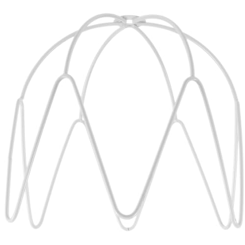 Mobestech Vintage Metall Lampenrahmen für Lampenschirm Rustikale Deckenlampe Diy Kristall Lampenhalter Eleganter Lampenschirm Halter für Verschiedene Lampenstile von Mobestech