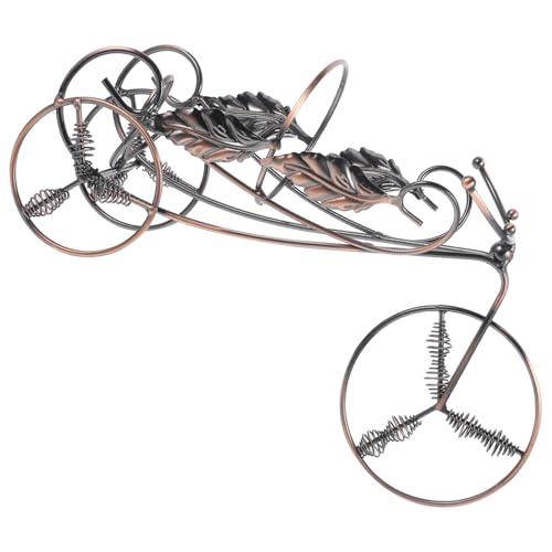Mobestech Vintage Metall Weinhalter Stabiler Tischweinständer im Trailer Design Dekorative Flaschenablage für Weinflaschen Partys Hochzeiten und Festliche Anlässe Robustes und Sicheres von Mobestech