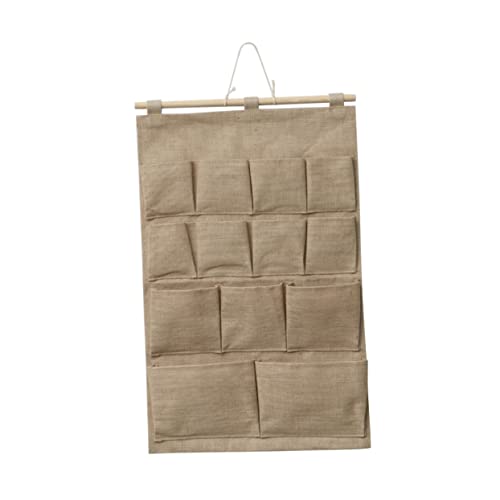 Mobestech Tür Hängeaufbewahrung Tasche Mit Fächern Stoffe Organizer Für Wand Und Schrank Lagerung Tasche Für Kleinigkeiten Einfach Zu Befestigen Und Ordnung Zu Halten von Mobestech