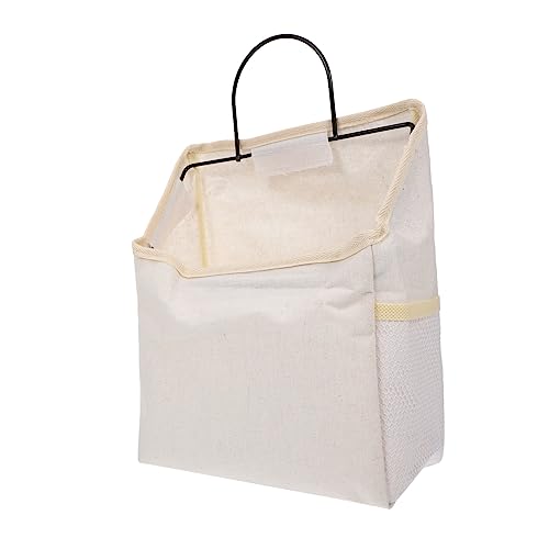 Mobestech Wandhängende Aufbewahrungstasche aus Canvas Weiß Teiliges Multifunktional für Zuhause Vielseitiger Organizer für Bücher Brillen Notizbücher und Kleinteile Einfache Wandmontage für Mobestech Wandhängende Aufbewahrungstasche aus Canvas Weiß Teiliges Multifunktional für Zuhause Vielseitiger Organizer für Bücher Brillen Notizbücher und Kleinteile Einfache Wandmontage für von Mobestech