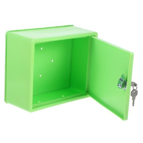 Mobestech Wandmontierte Milchbox mit Schloss Wetterfeste Milchflaschenbox für Post und Pakete Vielseitig Einsetzbar Briefkasten Dekorativer Aufbewahrungsbehälter in Grün Mobestech Wandmontierte Milchbox mit Schloss Wetterfeste Milchflaschenbox für Post und Pakete Vielseitig Einsetzbar Briefkasten Dekorativer Aufbewahrungsbehälter in Grün von Mobestech