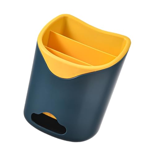 Mobestech Wandmontierter Besteckhalter aus Langlebigem Kunststoff Schmaler Utensilien Organizer mit Abgeteilten Fächern Platzsparend und Installieren Dunkelblau für Küche und Essbereich Mobestech Wandmontierter Besteckhalter aus Langlebigem Kunststoff Schmaler Utensilien Organizer mit Abgeteilten Fächern Platzsparend und Installieren Dunkelblau für Küche und Essbereich von Mobestech