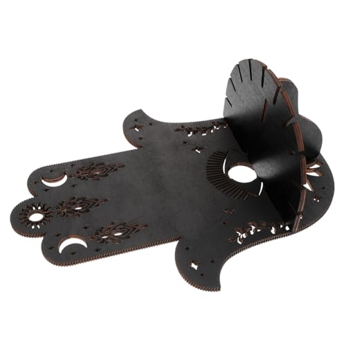 Mobestech Wandmontierter Holzregalhalter für Kleines Wandregal zur Dekorativen Aufbewahrung von Ornamenten und Sammlerstücken für Schlafzimmer Wohnzimmer Küche und Büro von Mobestech