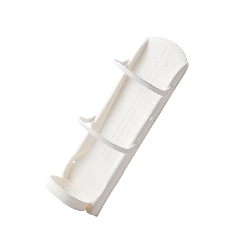 Mobestech Wandmontierter Regenschirmhalter Weiß aus Platzsparendes Design Einfache Montage Langlebiger Schirmständer für Zuhause Sicherer Halt für Regenschirme von Mobestech