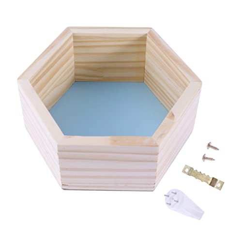 Mobestech Wandmontiertes Sechseckiges Holzregal für Kinderzimmer oder Kindermodegeschäft Klein Blau Stilvolle Aufbewahrung für Bücher und Deko Mobestech Wandmontiertes Sechseckiges Holzregal für Kinderzimmer oder Kindermodegeschäft Klein Blau Stilvolle Aufbewahrung für Bücher und Deko von Mobestech