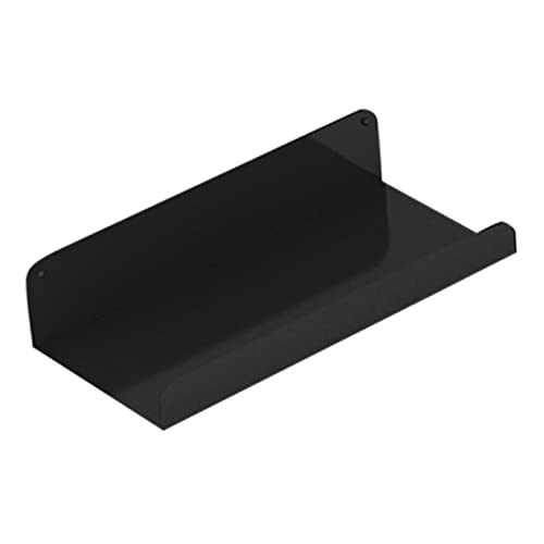 Mobestech Wandregal mit Lippe Vielseitiges Schwebendes Regal aus Metall für Bad Wohnzimmer und Büro zur Aufbewahrung von Handy Stiften Toilettenartikeln von Mobestech