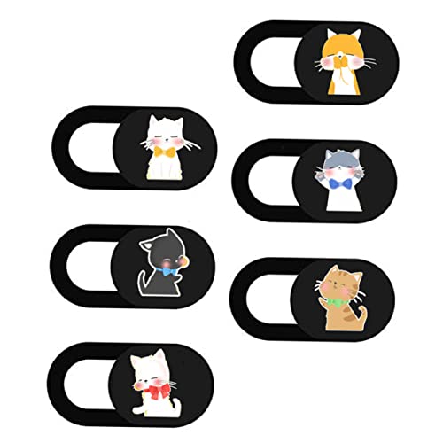 Mobestech 6stücke Teiliges Webcam Cover Mit Niedlichem Muster Ultra Dünne Laptop Kameraabdeckung Für Datenschutz Und Geeignet Für Laptop Tablet Und Smartphone von Mobestech