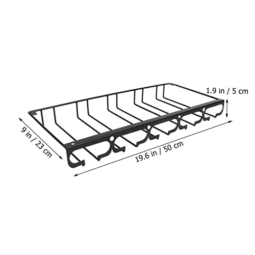 Mobestech Weinglashalter aus Hängend Fächer Stabiler Gläserhalter für Bar Restaurant Zuhause Design für Stilvolle Weinliebhaber von Mobestech