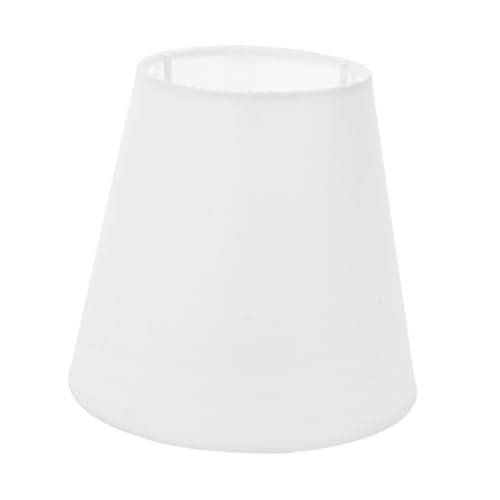 Mobestech Weißer Stoff-lampenschirm Modern für Tischleuchte Eleganter Leichter Lampenschirm aus Stoff Installieren Sicherer Halt für Wohnzimmer und Schlafzimmer von Mobestech