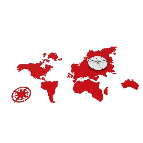 Mobestech Weltkarte Wanduhr aus Kreative Wanddekoration für Wohnzimmer Schlafzimmer und Büro Einfache Anwendung Einzigartiges Design Perfektes für Einweihungsfeiern Mobestech Weltkarte Wanduhr aus Kreative Wanddekoration für Wohnzimmer Schlafzimmer und Büro Einfache Anwendung Einzigartiges Design Perfektes für Einweihungsfeiern von Mobestech