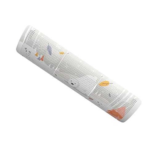 Mobestech Windschutzscheibe der Klimaanlage kleine klimaanlage Abdeckung Wechselstromdeflektor Anti direkt blasende Windschutzscheibe ac vent deflektor Plastik Weiß von Mobestech